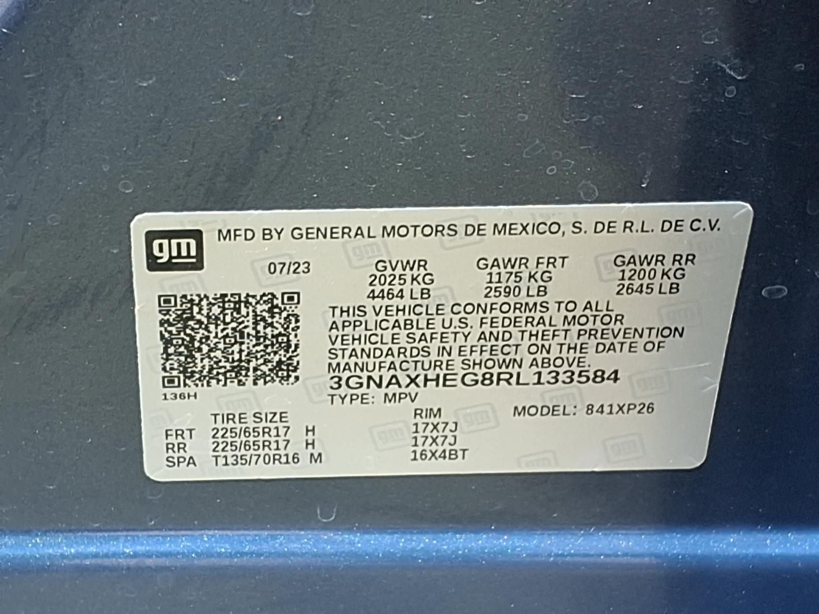 2024 Chevrolet Equinox LS SAFETY ASSIST