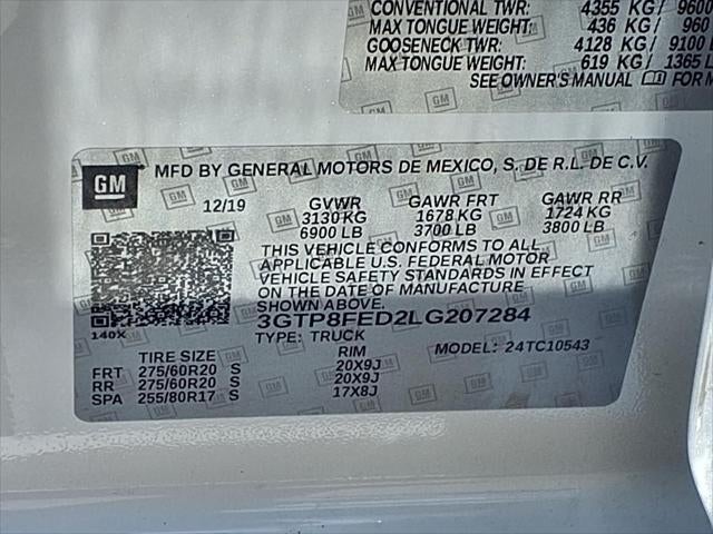 2020 GMC Sierra 1500 Denali DR. ALERT PKG I & SUNROOF