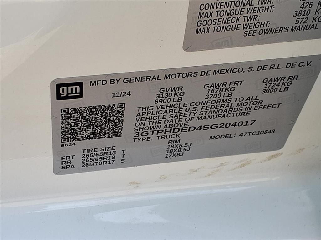 2025 GMC Sierra 1500 SLT MULTIPRO TAILGATE