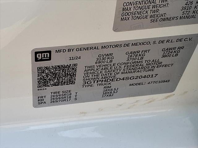 2025 GMC Sierra 1500 SLT MULTIPRO TAILGATE