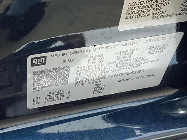 2022 GMC Sierra 1500 SLT TEXAS EDITION PREMIUM PLUS PKG