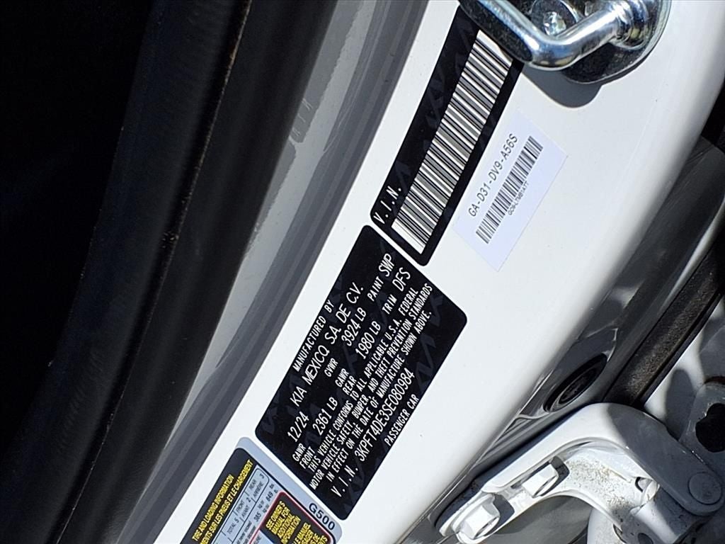 2025 Kia K4 LXS BCA & FCA