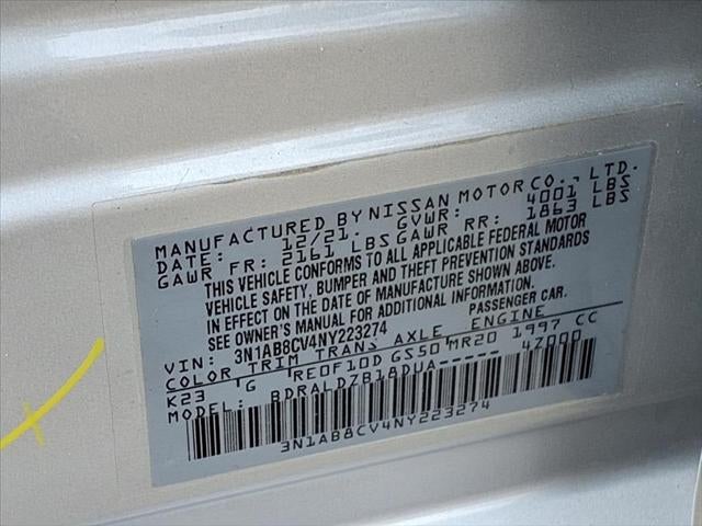 2022 Nissan Sentra SV BLIND-SPOT