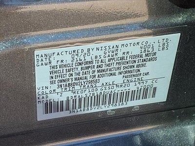 2020 Nissan Sentra SR PREMIUM PKG