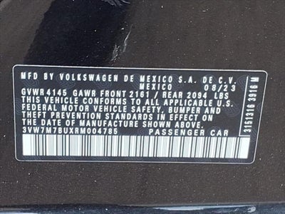 2024 Volkswagen Jetta 1.5T SE PANORAMIC SUNROOF