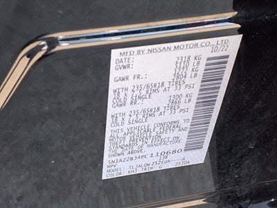 2023 Nissan Murano SV BLIND-SPOT