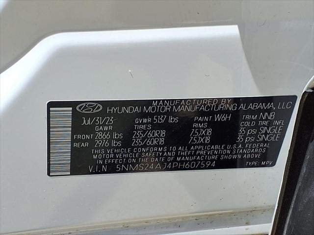 2023 Hyundai Santa Fe SEL 2.5L NAVIGATION