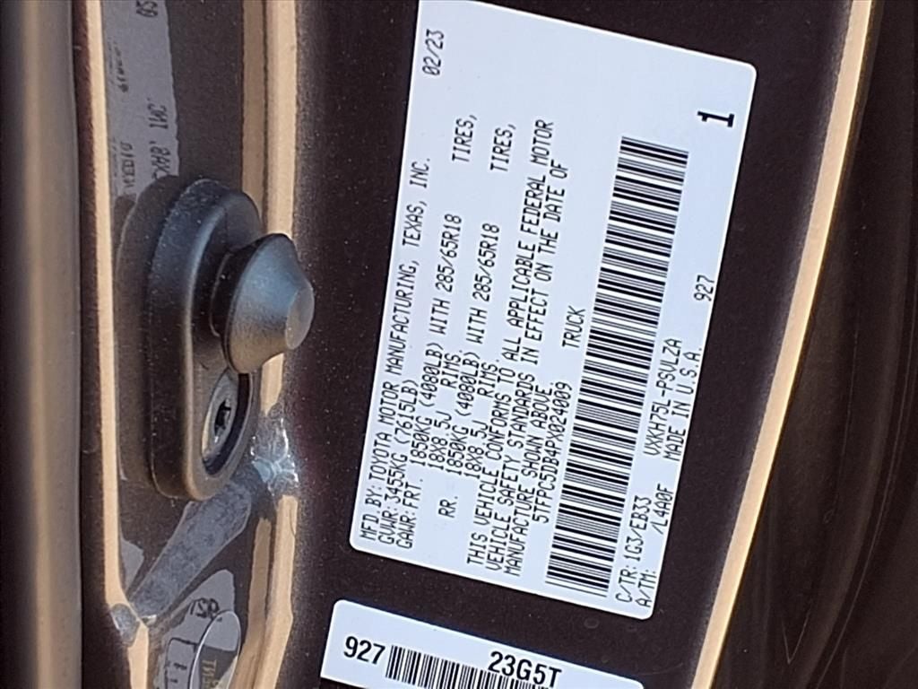 2023 Toyota Tundra Hybrid TRD Pro 5.5 GRADE 4X4