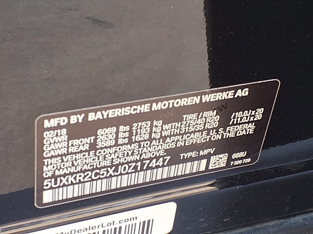 2018 BMW X5 sDrive35i PREMIUM PKG