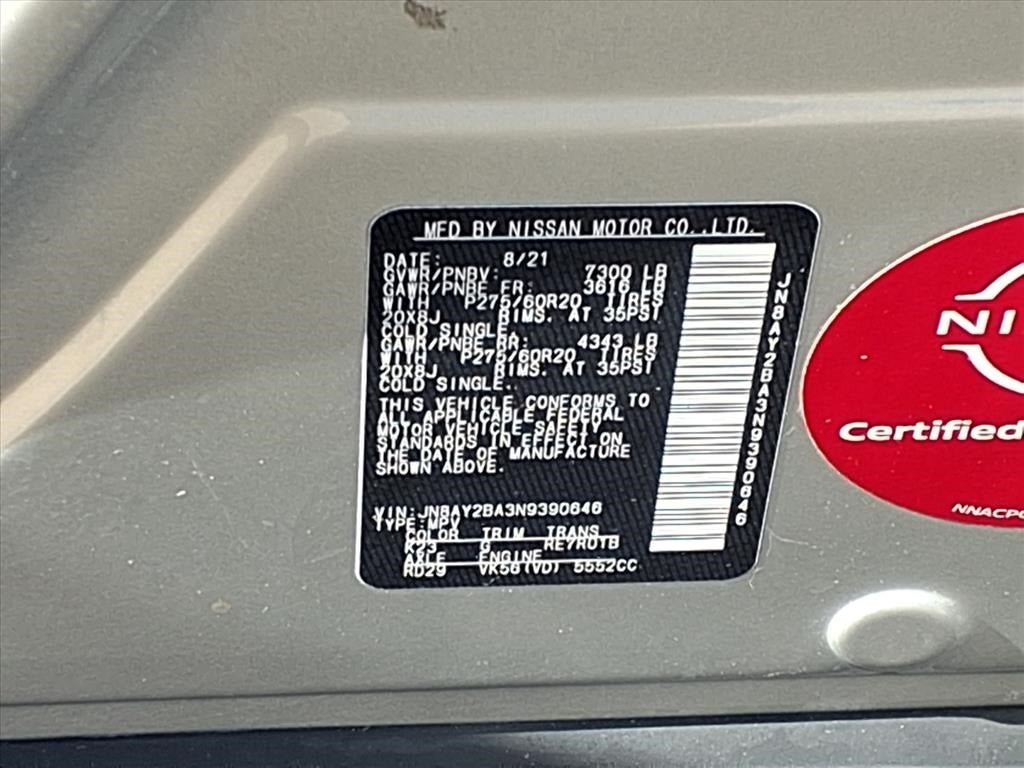 2022 Nissan Armada SL SAFETY SHIELD 360